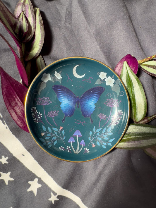 Midnight Moth Jewellery Dish