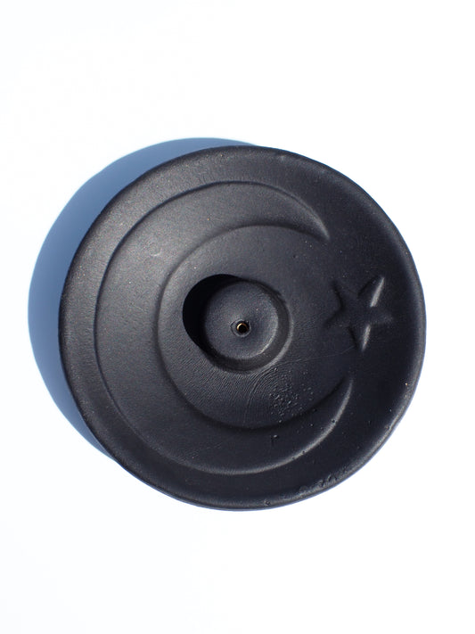 Crescent Moon Incense Plate