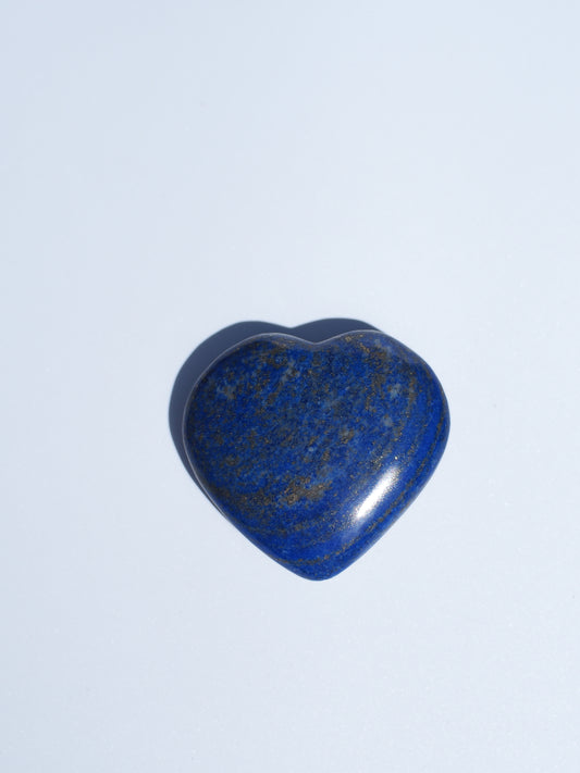 Lapis Lazuli & Pyrite Heart Carving #1