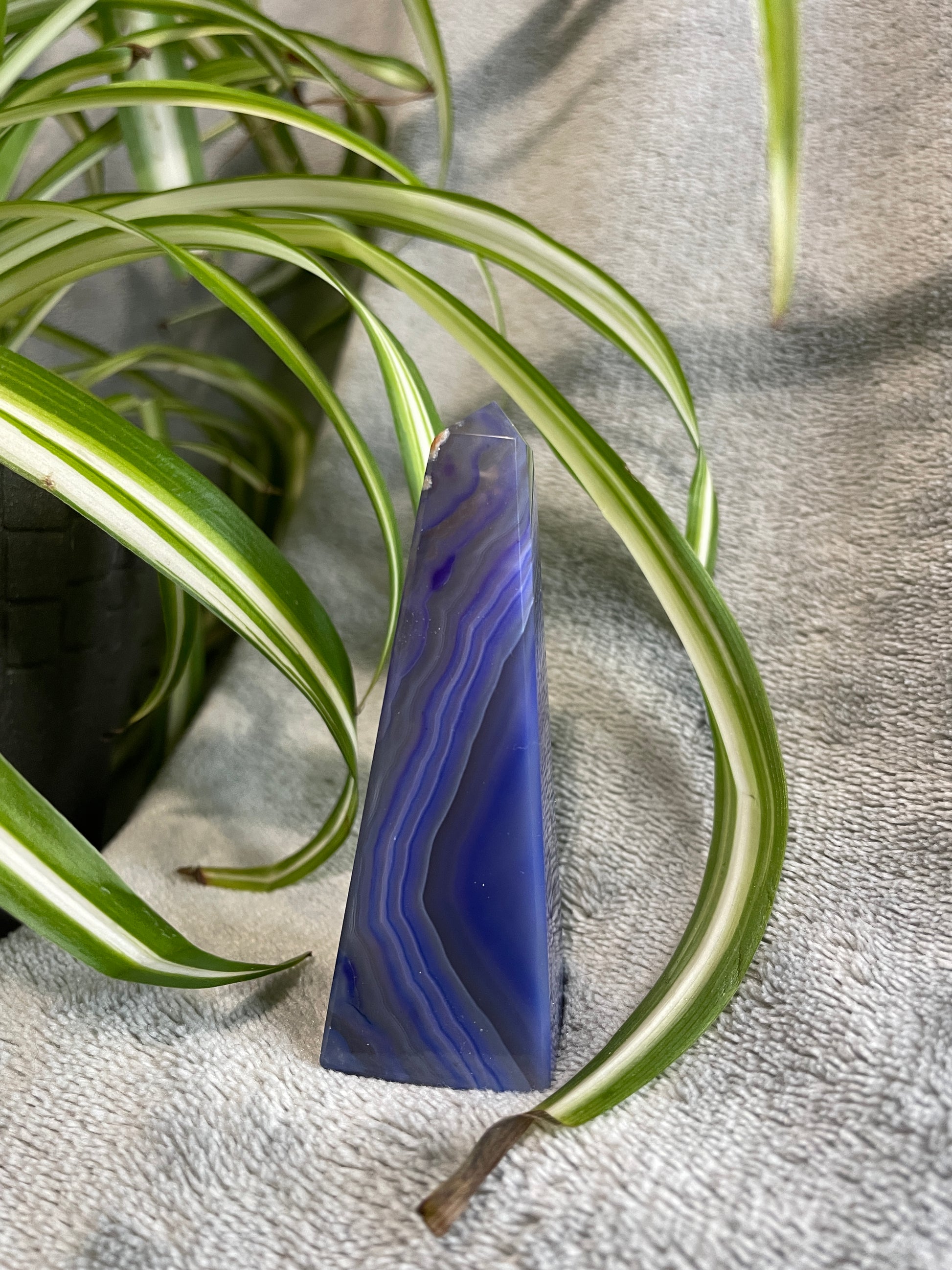 Dyed Purple Agate Tower - themoonclub.shop