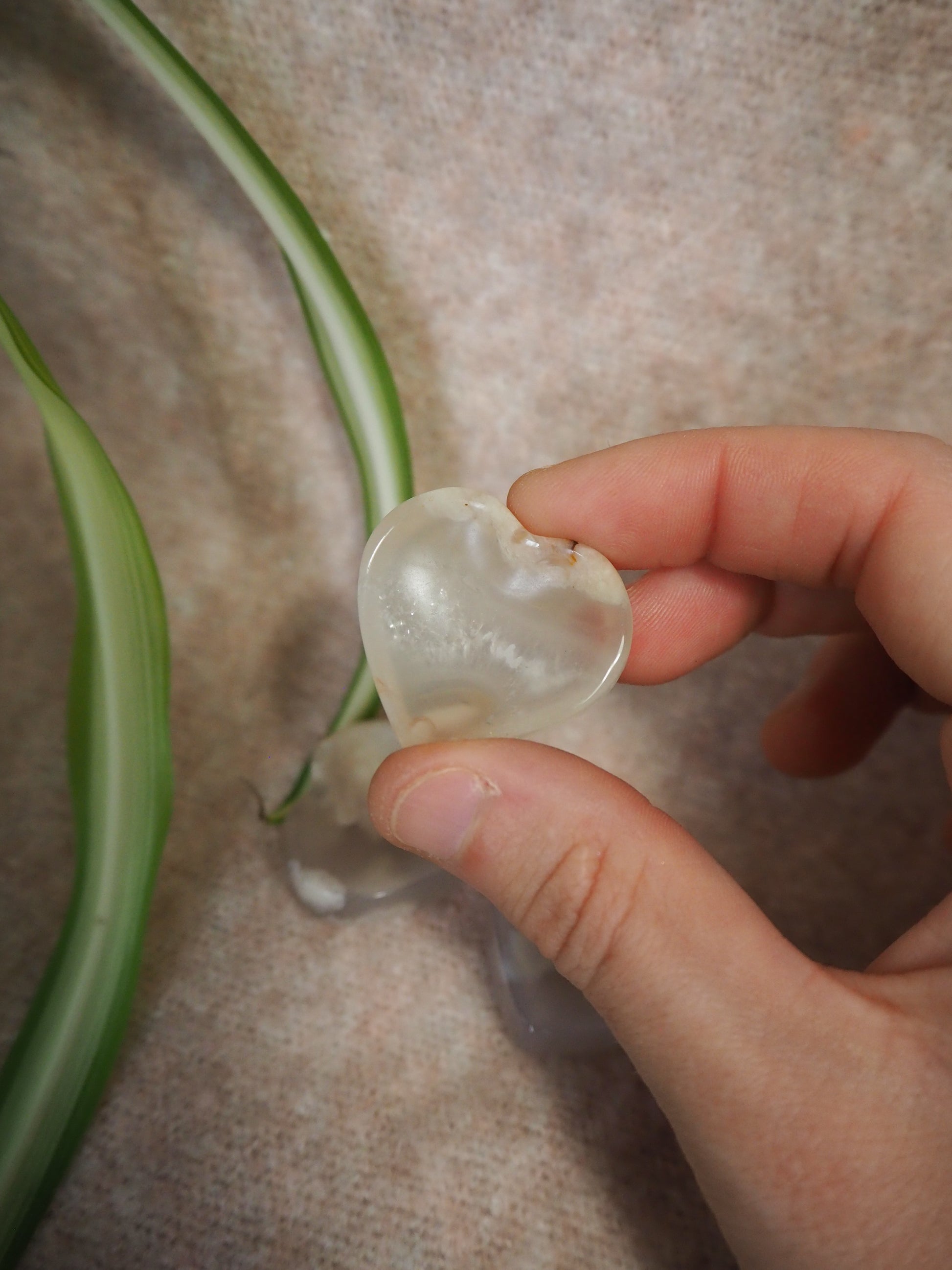 Mini Flower Agate Heart Bowls - themoonclub.shop