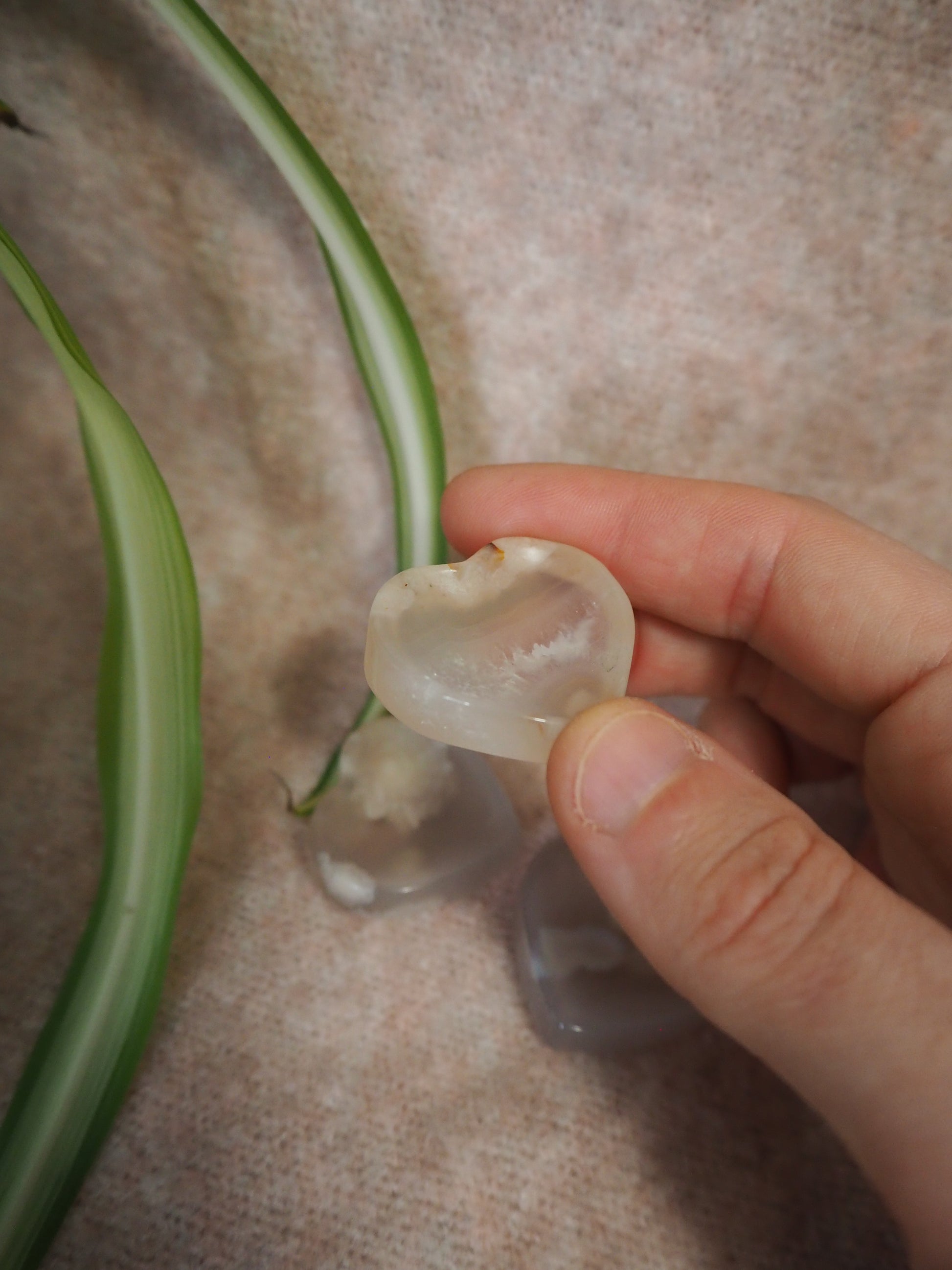 Mini Flower Agate Heart Bowls - themoonclub.shop