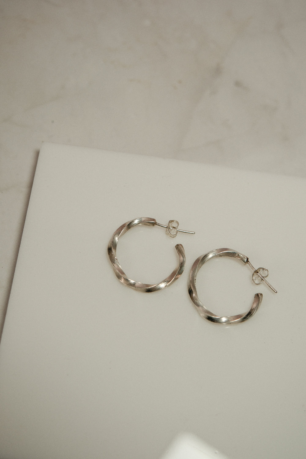 Sterling Hoop Earrings - themoonclub.shop