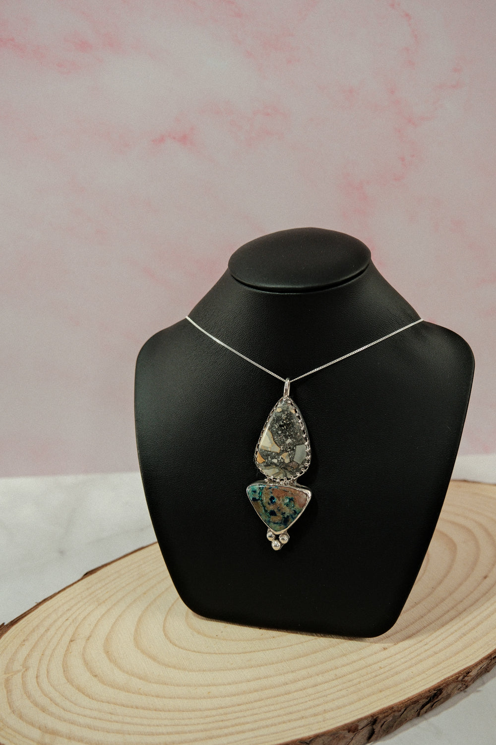 Maligano Jasper & Azurite Necklace - themoonclub.shop