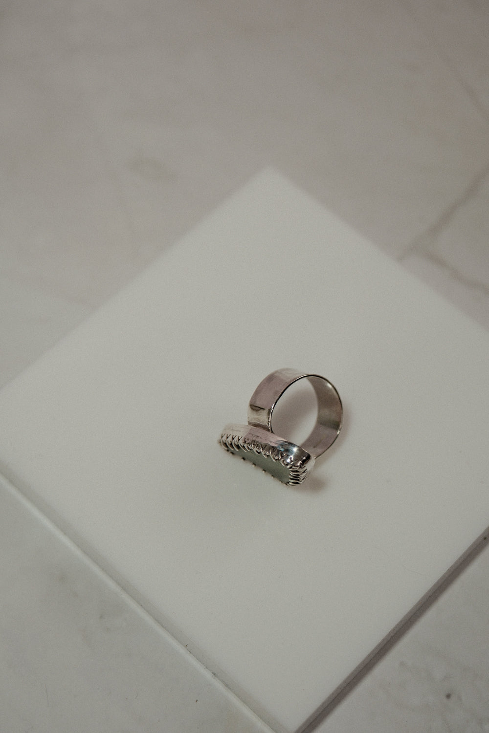 Green Sea Glass Ring - themoonclub.shop
