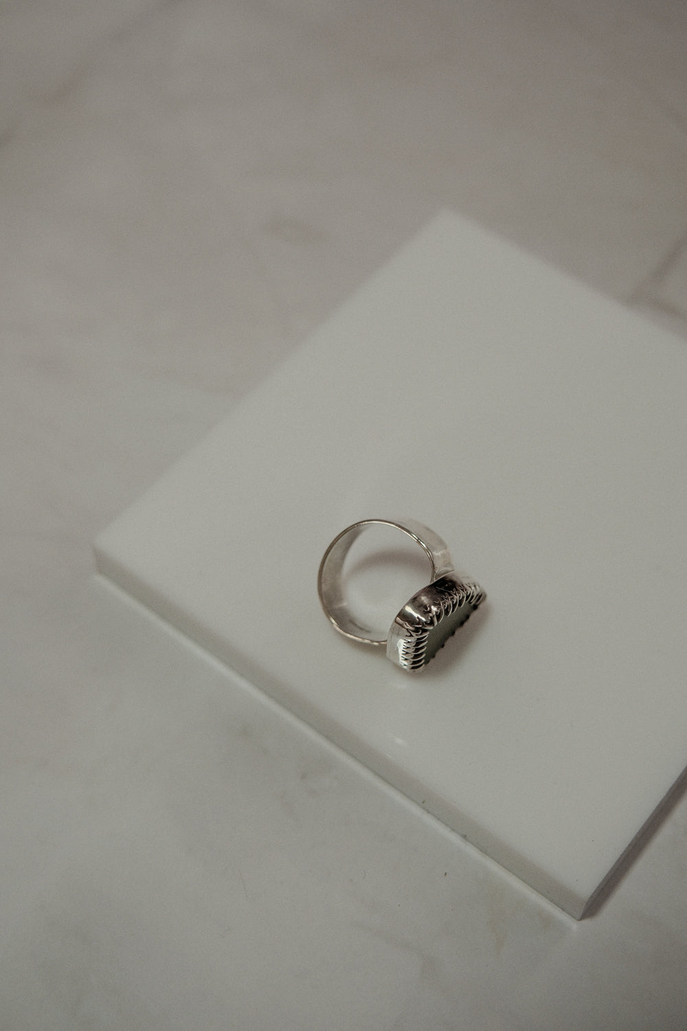 Green Sea Glass Ring - themoonclub.shop