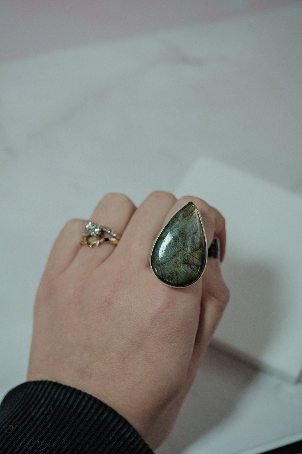 Labradorite Ring - themoonclub.shop