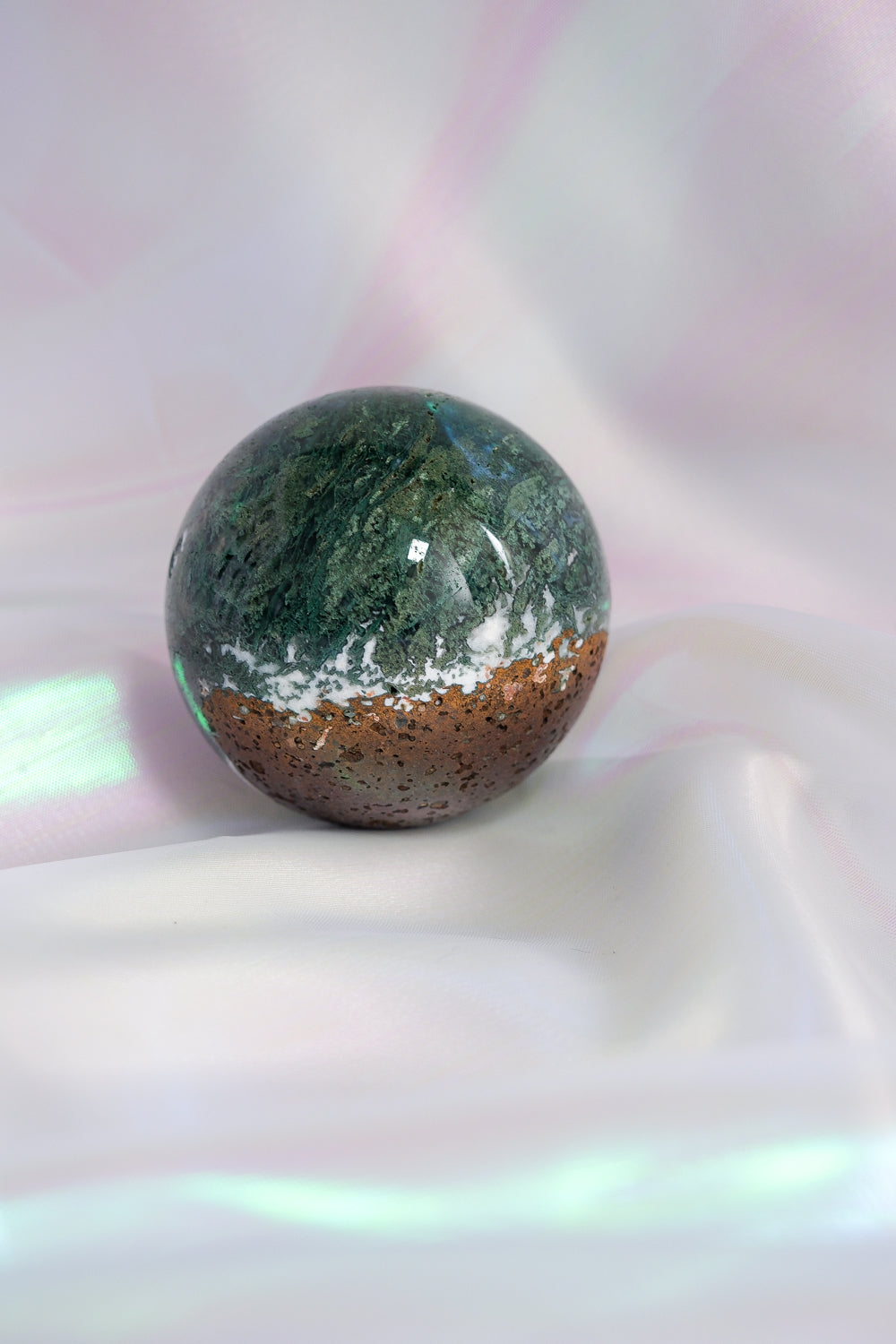 Moss Agate Sphere - themoonclub.shop