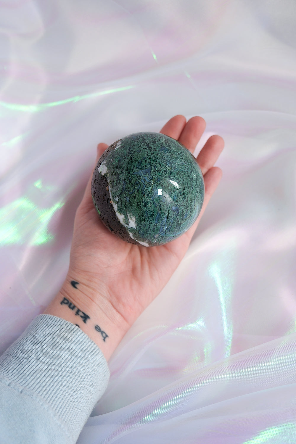 Moss Agate Sphere - themoonclub.shop