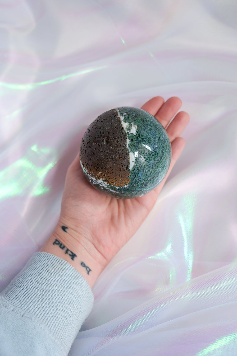Moss Agate Sphere - themoonclub.shop