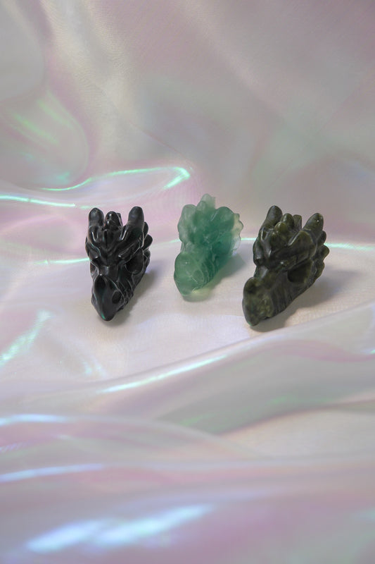 Dragon Head Carvings - themoonclub.shop