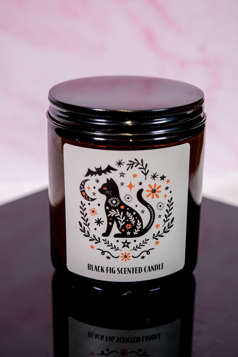 Black Fig Cat Candle - themoonclub.shop