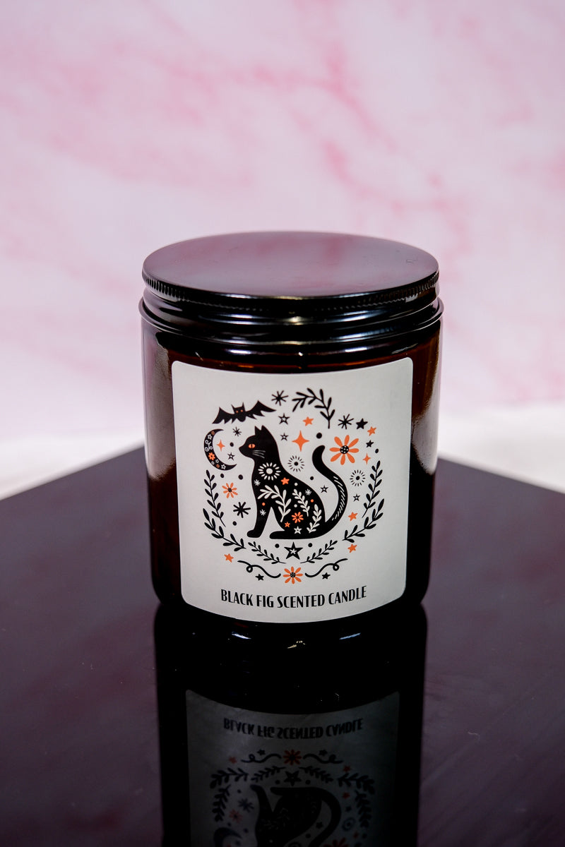 Black Fig Cat Candle - themoonclub.shop