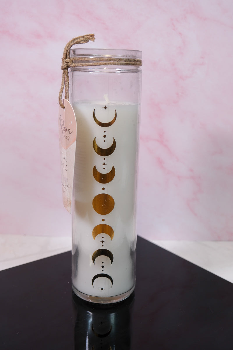 Coconut Moon Phase Candle - themoonclub.shop
