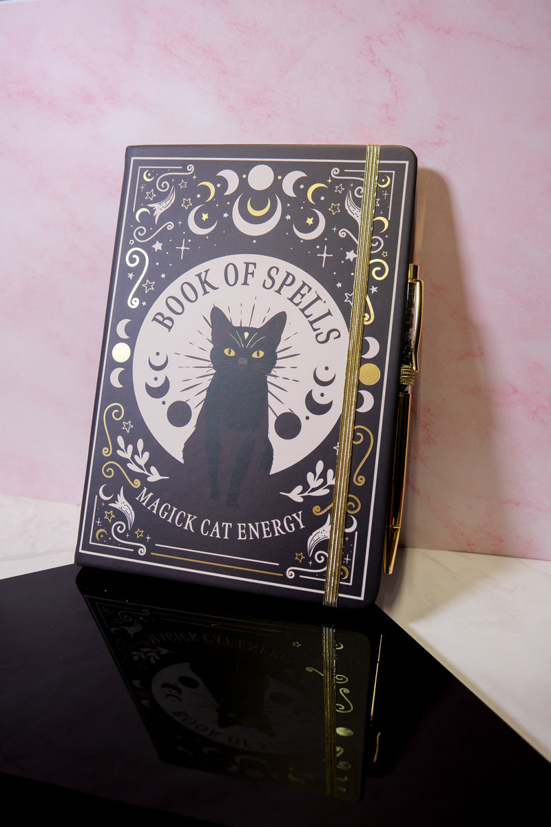 Book of Spells Cat Journal - themoonclub.shop