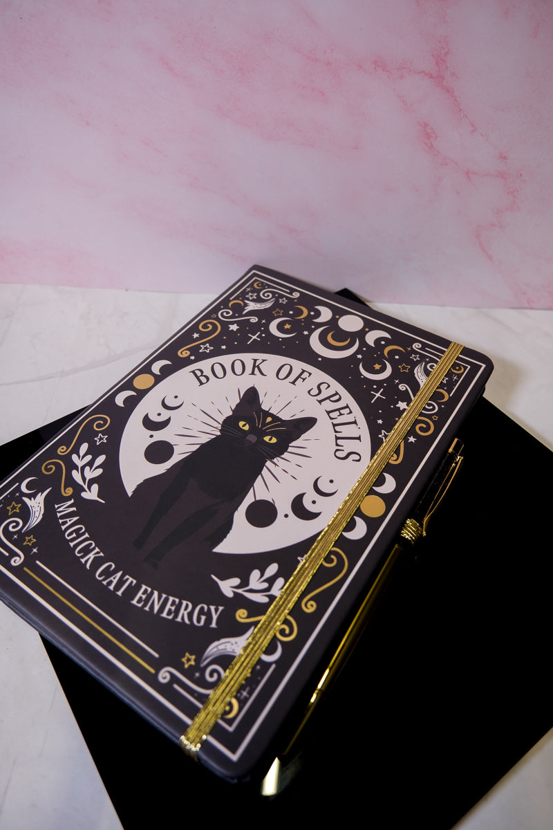 Book of Spells Cat Journal - themoonclub.shop