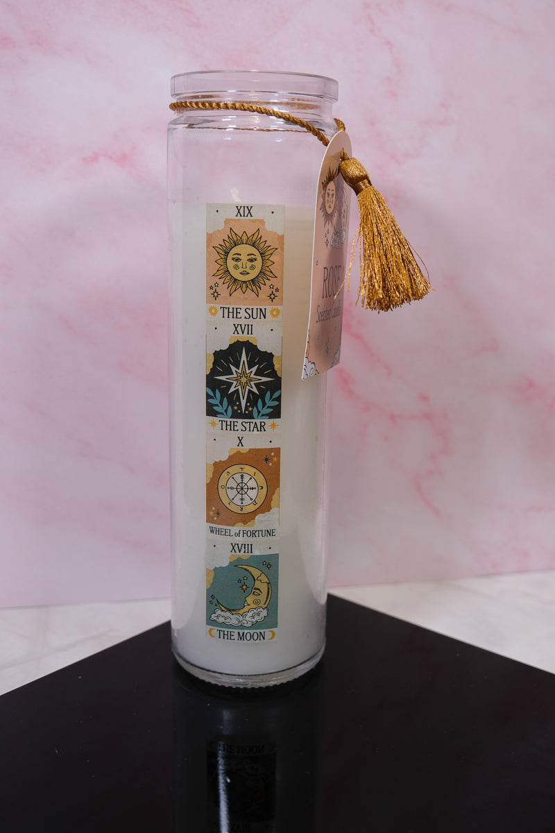 Rose Tarot Candle - themoonclub.shop