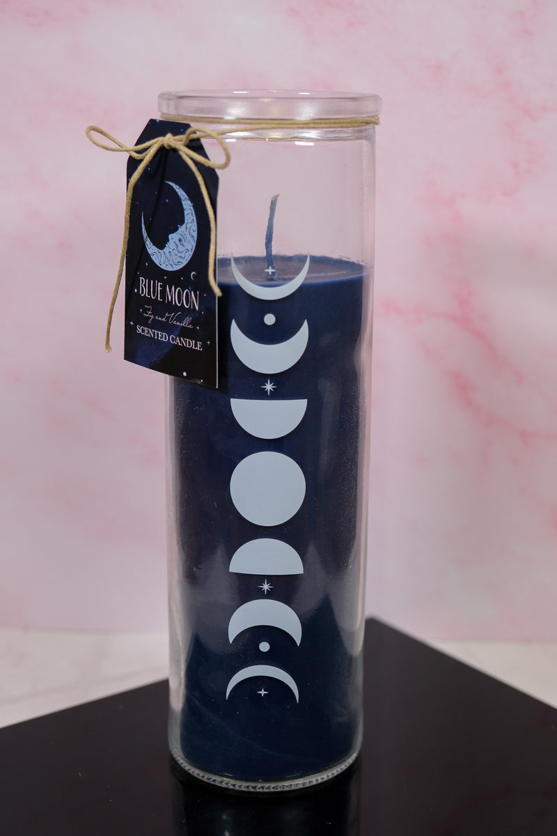 Blue Moon Phase Fig & Vanilla Candle - themoonclub.shop