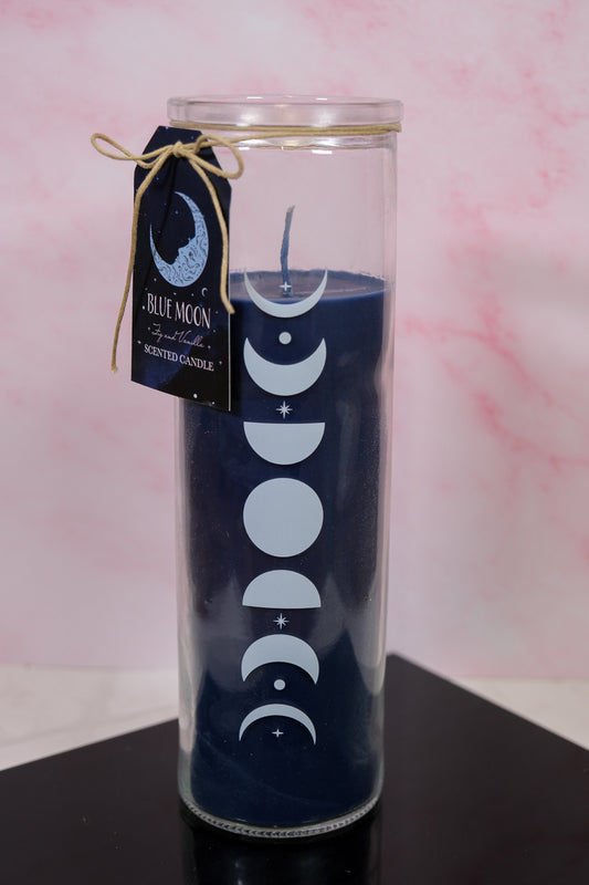 Blue Moon Phase Fig & Vanilla Candle - themoonclub.shop