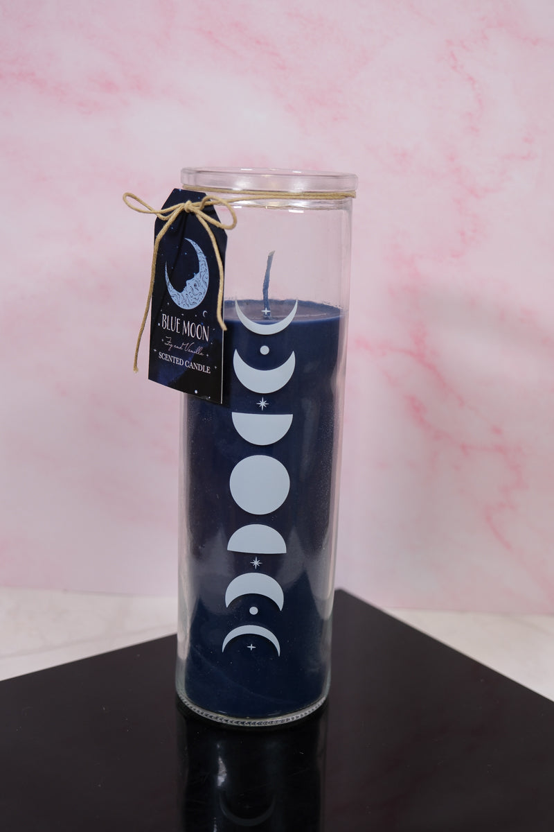 Blue Moon Phase Fig & Vanilla Candle - themoonclub.shop