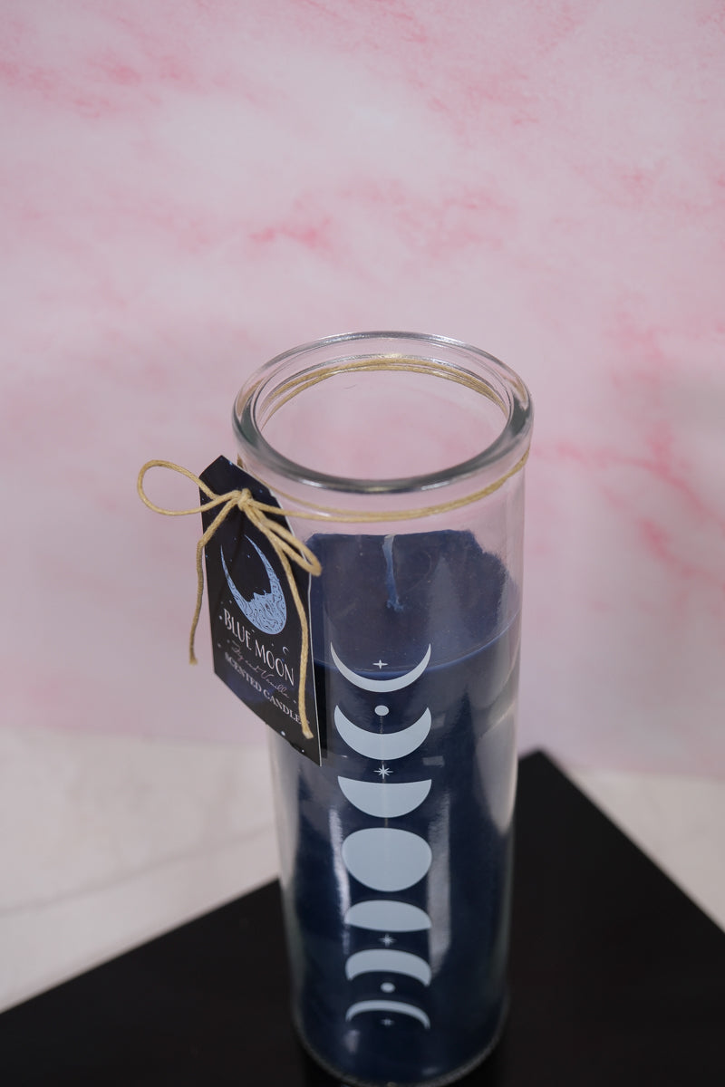Blue Moon Phase Fig & Vanilla Candle - themoonclub.shop