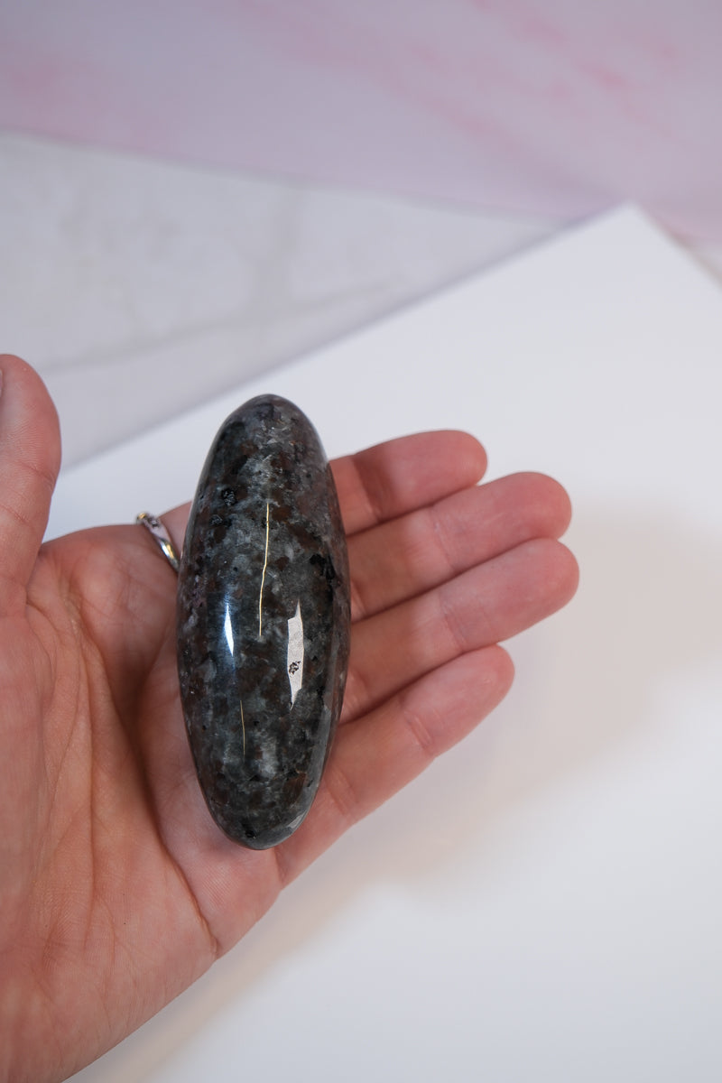 Larvikite Shiva Lingam - themoonclub.shop