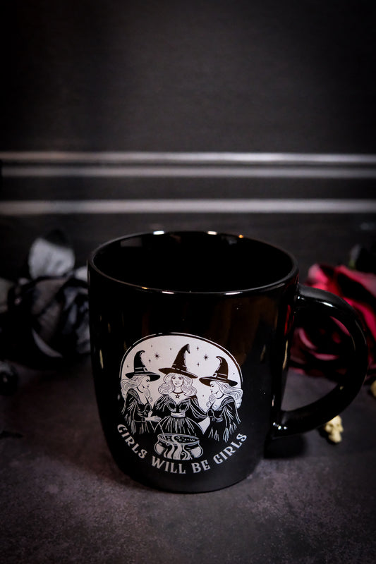 Girls Will Be Girls Witchy Mug - themoonclub.shop