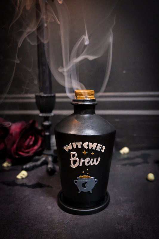 Witches Brew Potion Bottle Incense Cone Burner - themoonclub.shop
