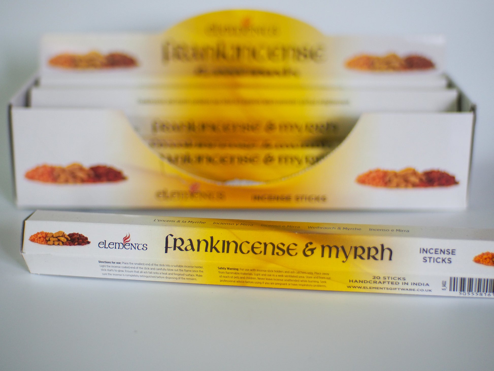 Frankincense and myrrh incense sticks