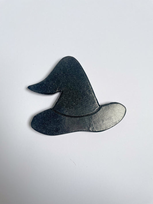 Black Dolomite Witches Hat Carving