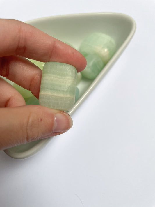 Pistachio Calcite Tumblestones