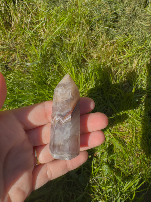 Amethyst & Crazy Lace Agate Towers