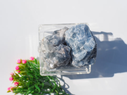 Large Blue Calcite Chunks
