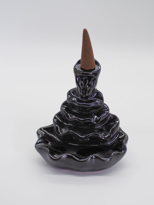4 Tier Incense Cone Backflow Burner - themoonclub.shop