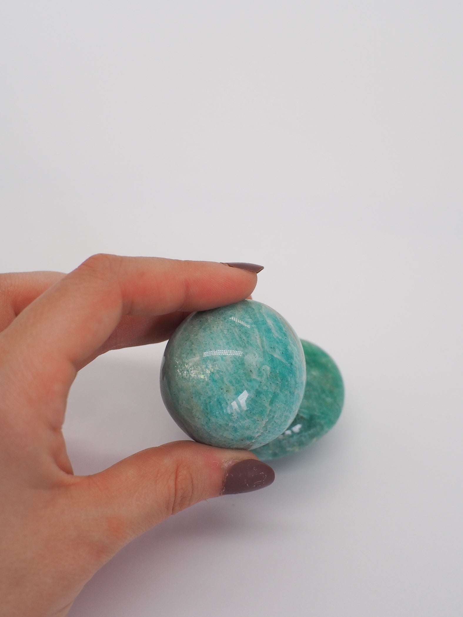 Amazonite Palm Stones - themoonclub.shop