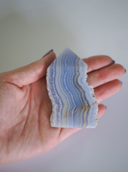 Blue Lace Agate Slice/ Point