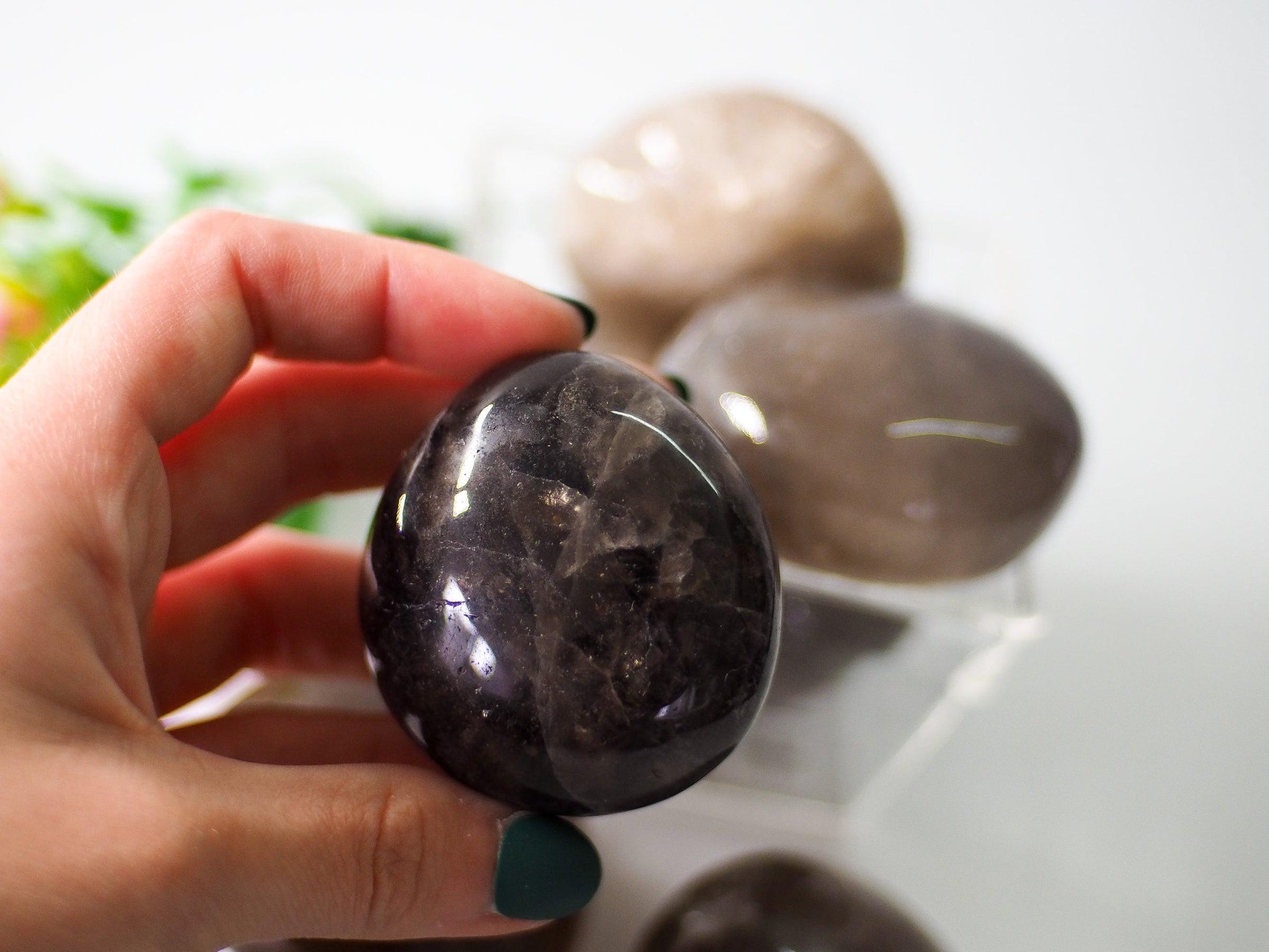Smoky Quartz Palm Stones - themoonclub.shop
