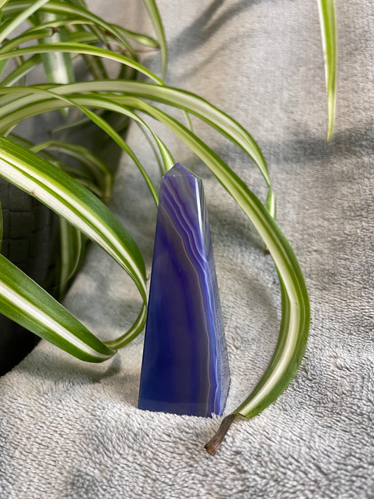 Dyed Purple Agate Tower - themoonclub.shop