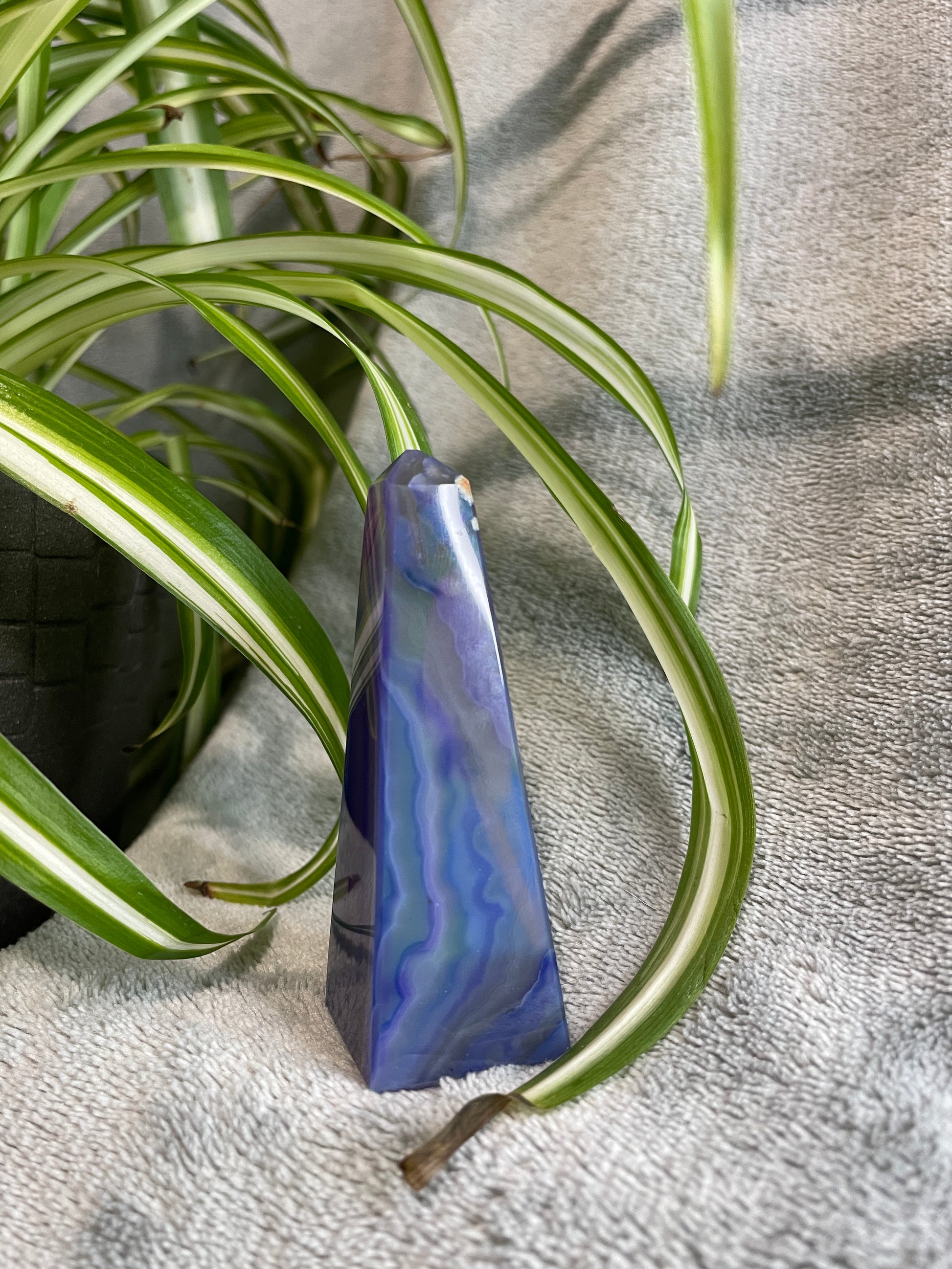 Dyed Purple Agate Tower - themoonclub.shop