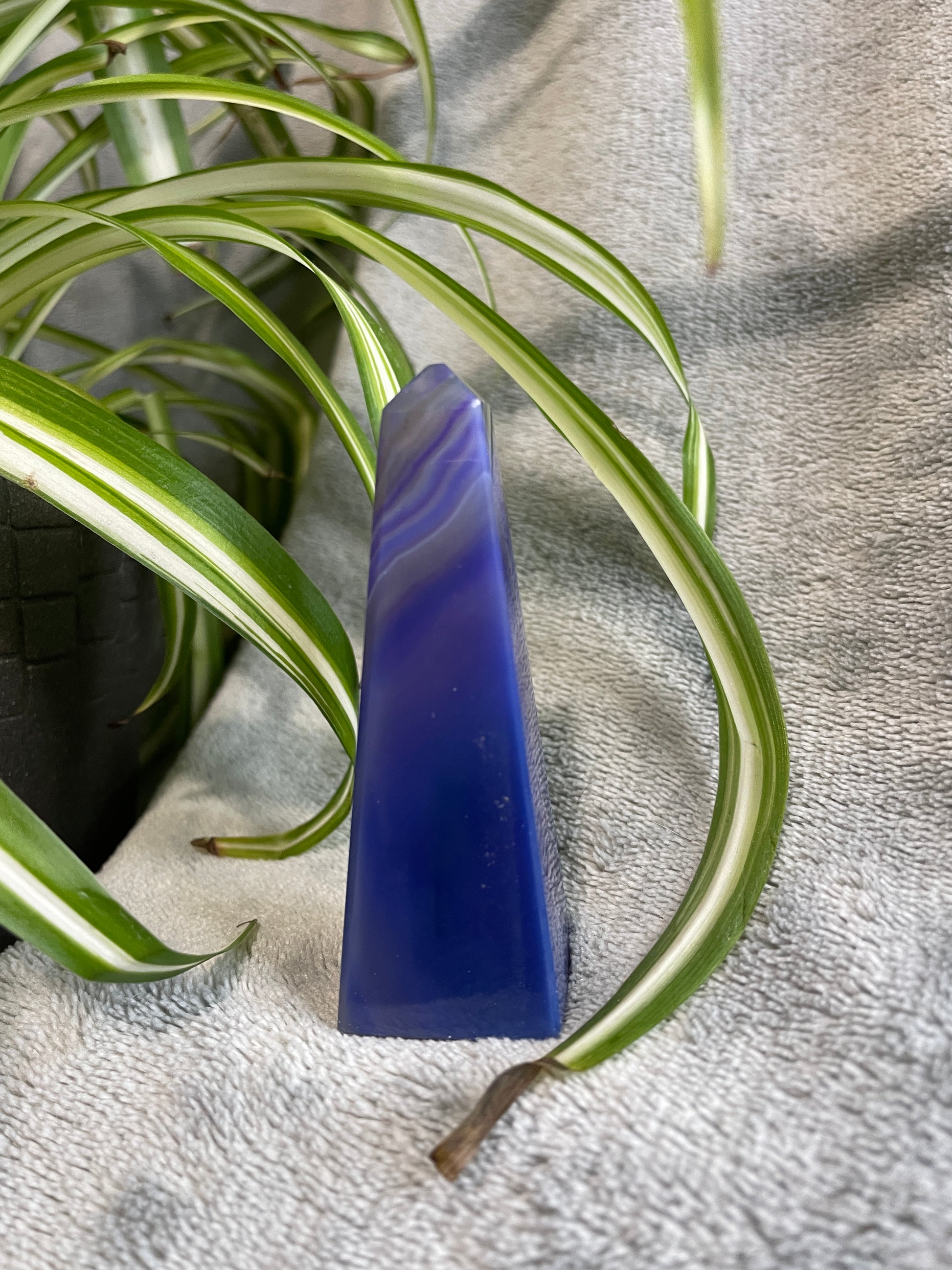 Dyed Purple Agate Tower - themoonclub.shop