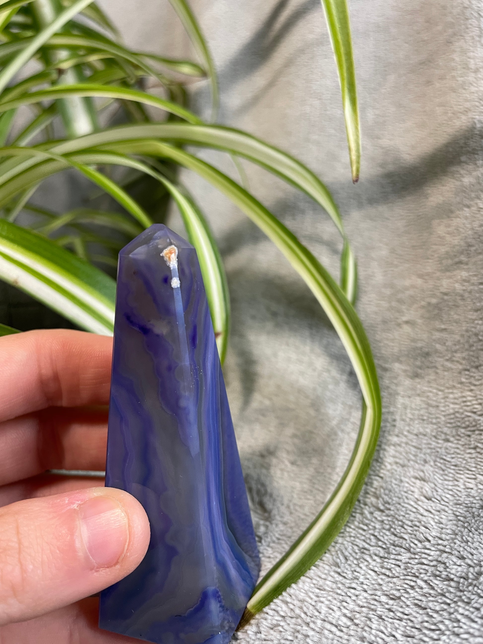Dyed Purple Agate Tower - themoonclub.shop