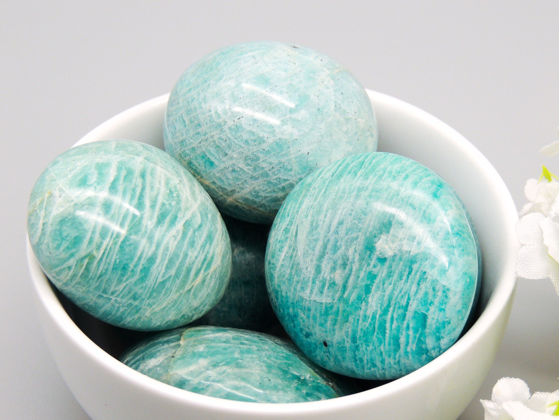 Amazonite Palm Stones - themoonclub.shop