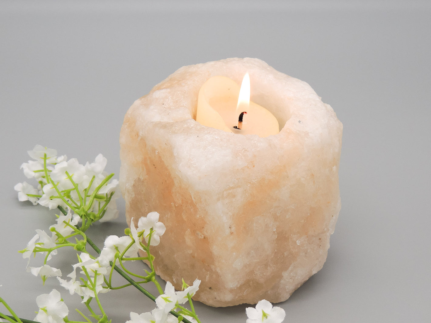 Himalayan Salt Tealight Holder - themoonclub.shop