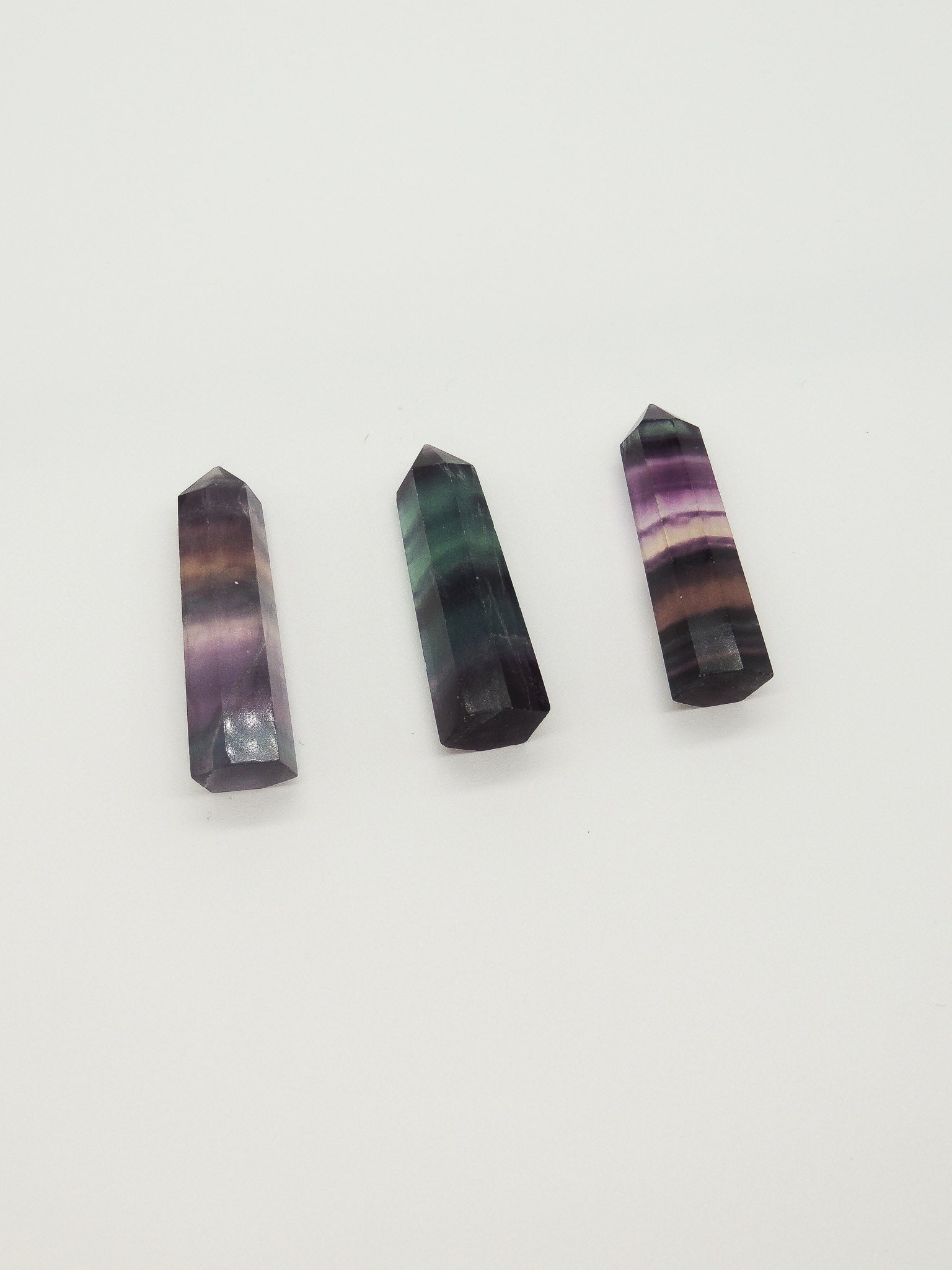 Rainbow Fluorite Mini Towers - themoonclub.shop