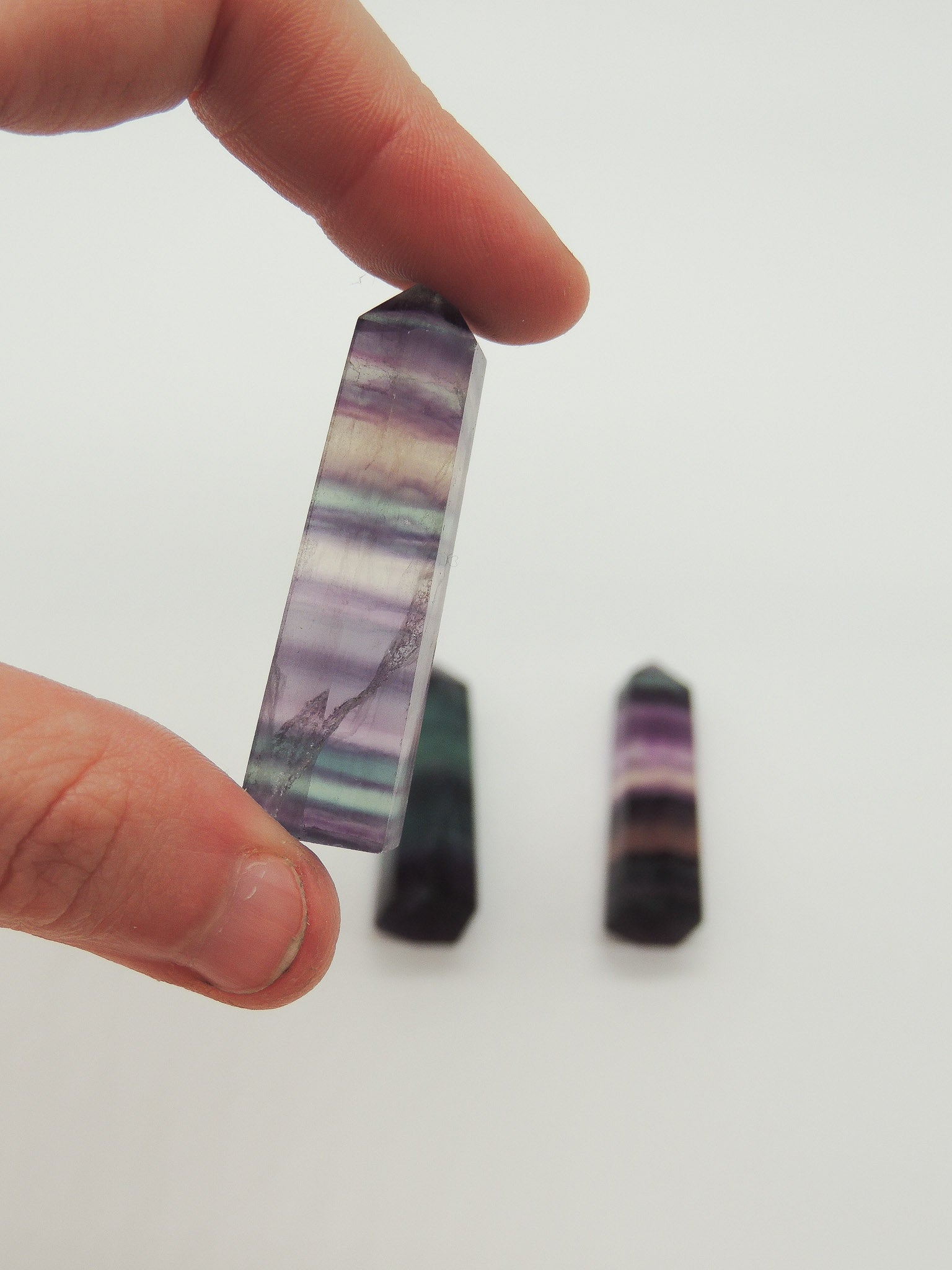 Rainbow Fluorite Mini Towers - themoonclub.shop