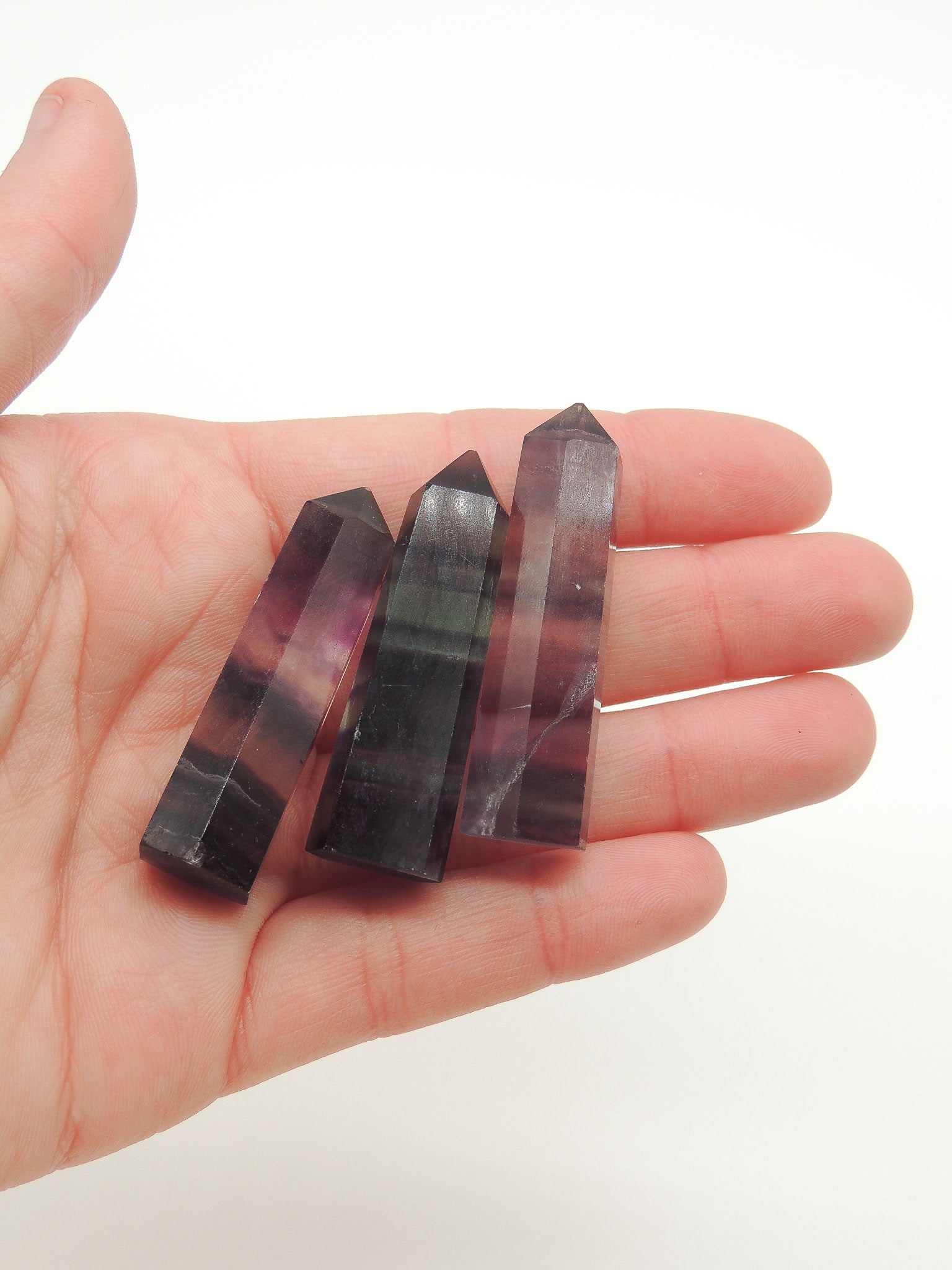 Rainbow Fluorite Mini Towers - themoonclub.shop