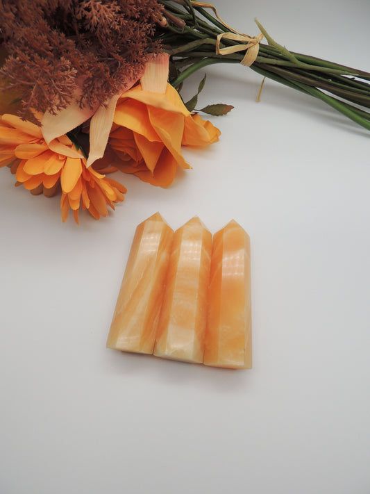 Yellow Calcite Towers - themoonclub.shop