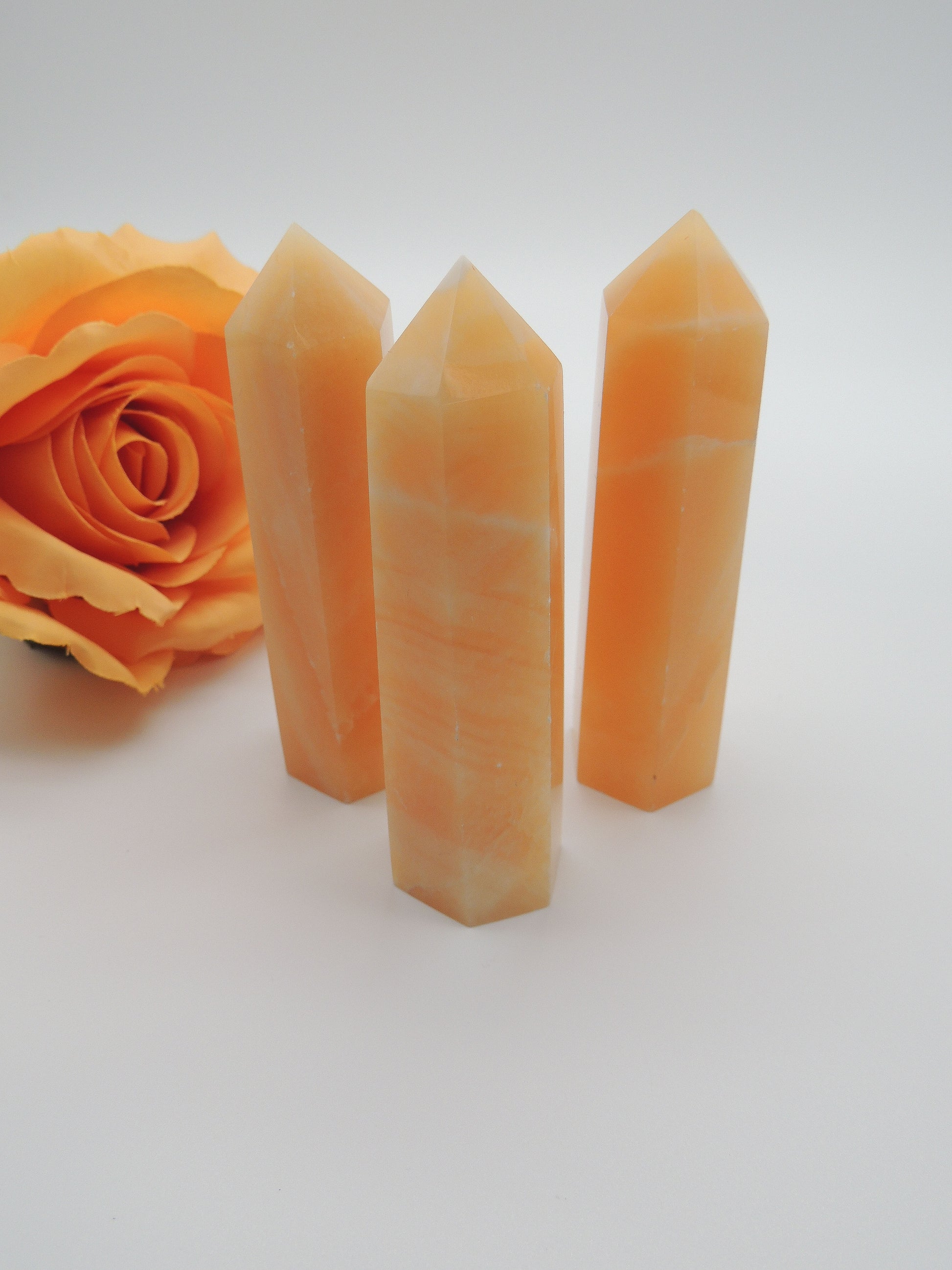 Yellow Calcite Towers - themoonclub.shop
