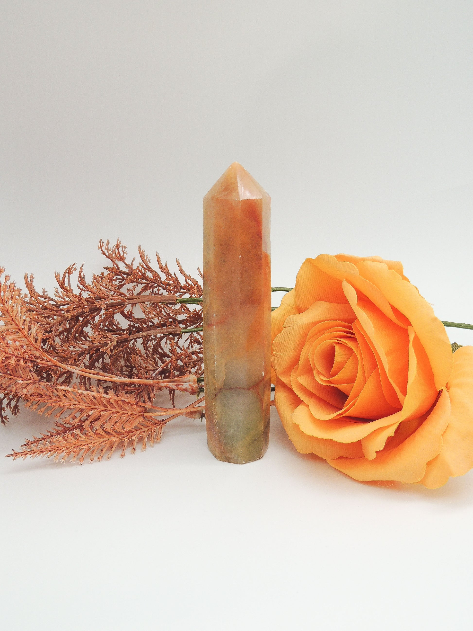 Peach Calcite Tower - themoonclub.shop