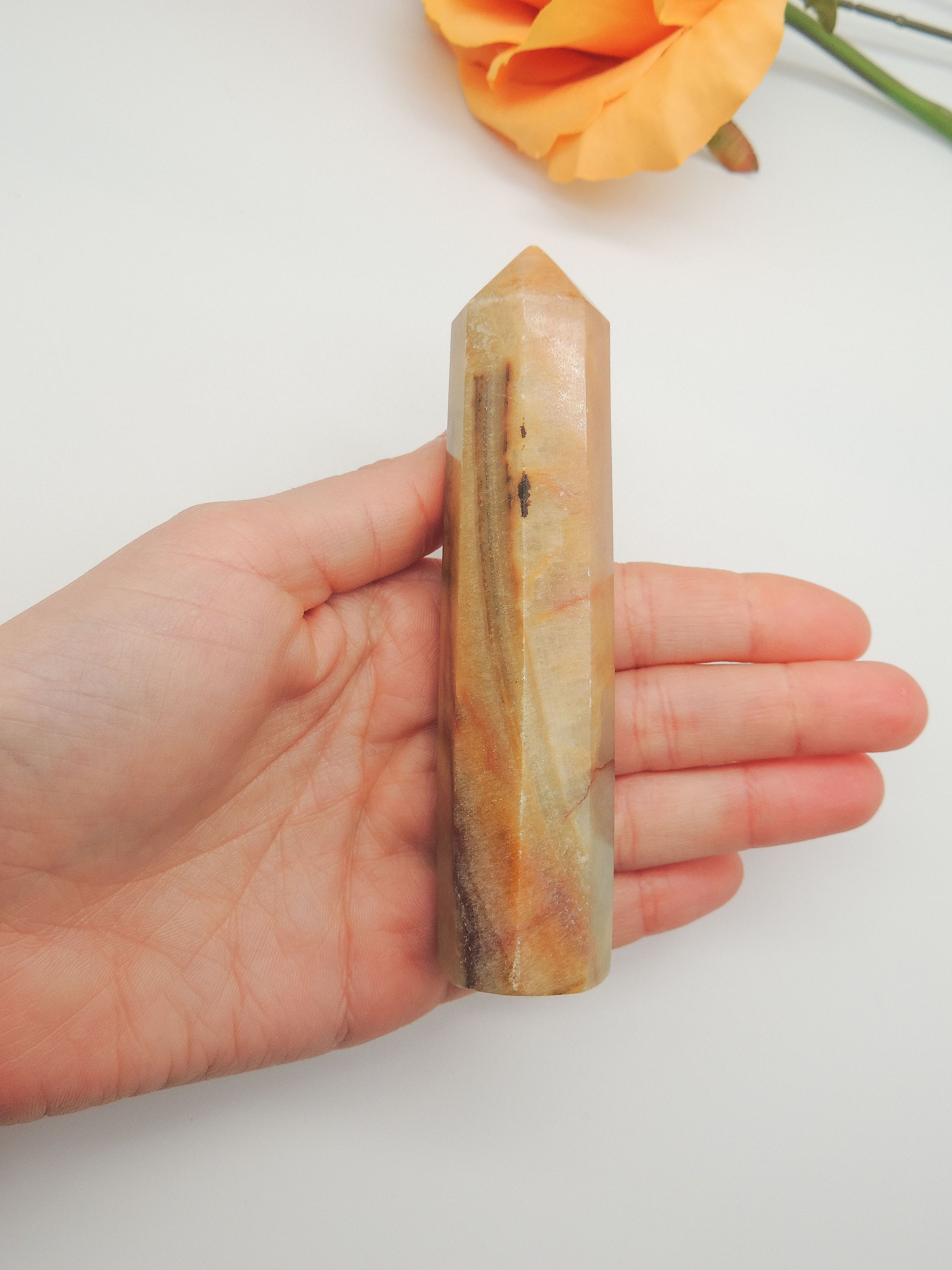 Peach Calcite Tower - themoonclub.shop